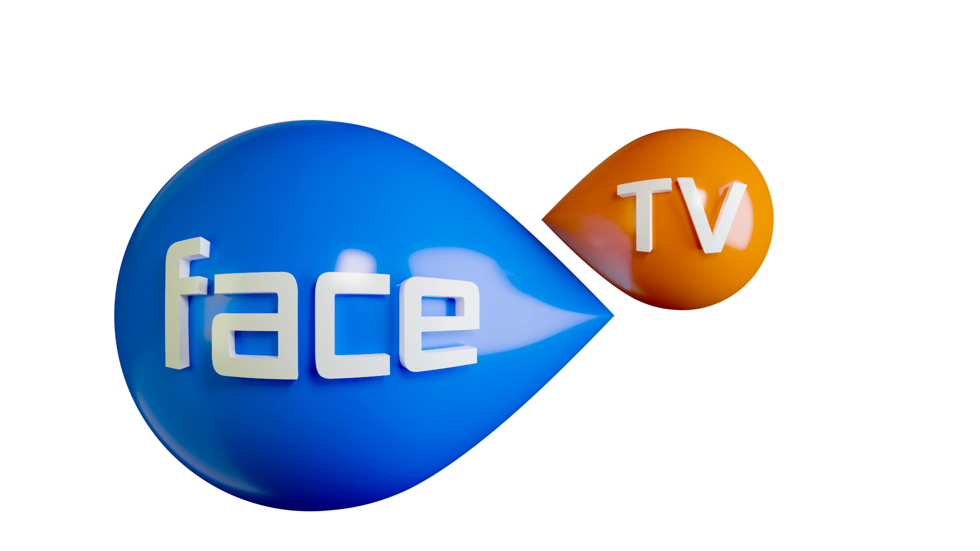 Face tv Logo 3D